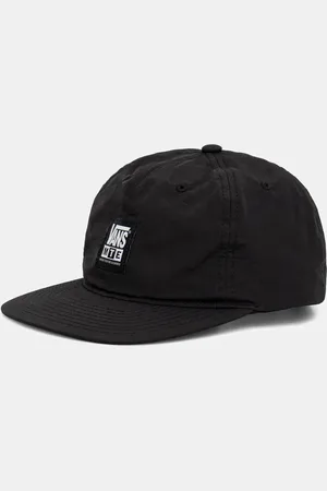 Vans Czapka z daszkiem bawełniana kolor z aplikacją VN000K61BLK1