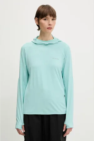 Columbia Bluza sportowa Skien Valley kolor z kapturem gładka 2123293