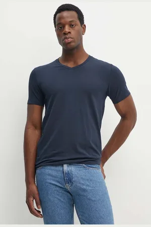 Lindbergh T-shirt męski kolor gładki 30-48001E