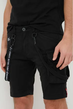 Alpha Industries Szorty męskie kolor 116213.03-Black