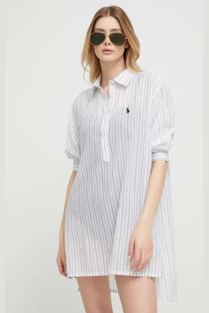 Ralph Lauren Koszula piżamowa bawełniana kolor
