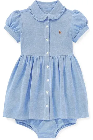 Ralph Lauren Sukienka bawełniana niemowlęca kolor mini rozkloszowana 310734896002
