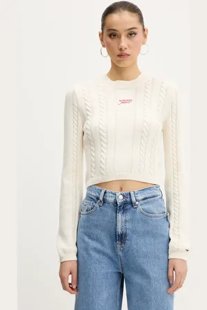 Tommy Hilfiger Sweter bawełniany damski kolor DW0DW20256