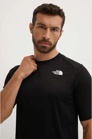 The North Face T-shirt sportowy Shadow kolor gładki NF0A87TUJK31