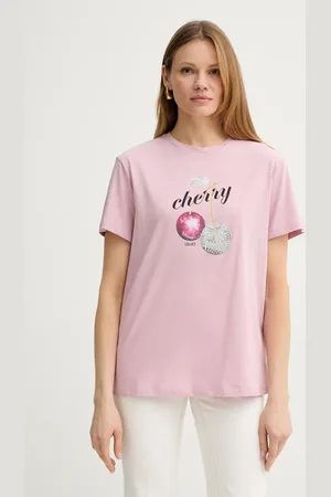 Liu Jo T-shirt bawełniany damski kolor WA5343.JS923