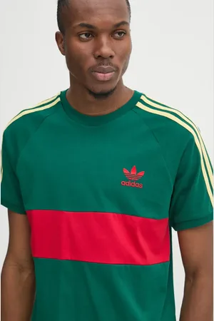 adidas T-shirt bawełniany 3S PANEL męski kolor wzorzysty JD4277