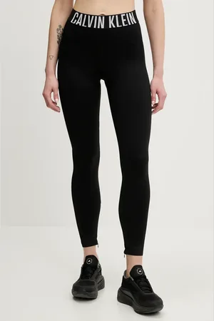 Calvin Klein Legginsy treningowe damskie kolor z nadrukiem LVGWS5L616