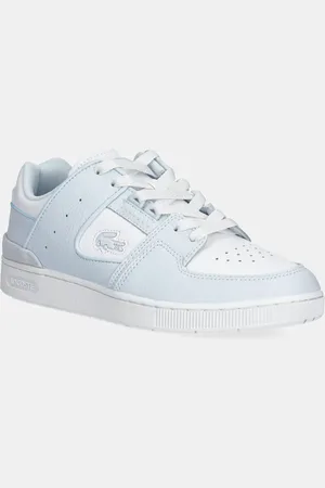 Lacoste Sneakersy skórzane COURT CAGE damskie kolor 49SFA0042