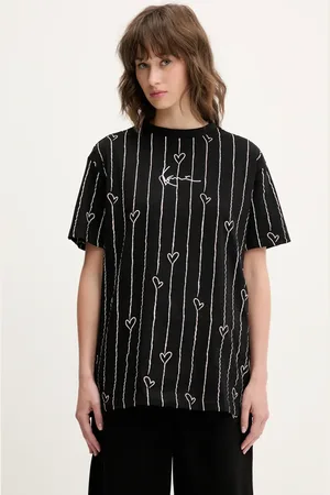 Karl Kani T-shirt bawełniany damski kolor 61300126