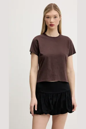 Abercrombie & Fitch T-shirt bawełniany damski kolor KI139-5327