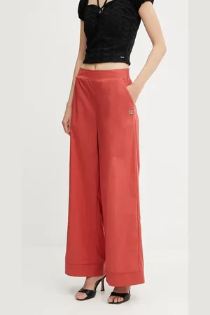 Liu Jo Spodnie damskie kolor szerokie high waist VA5065.TS330