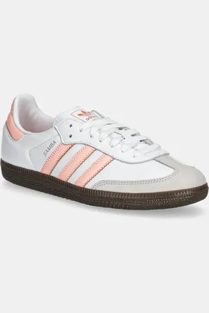 adidas Sneakersy skórzane Samba Og W damskie kolor JH5687