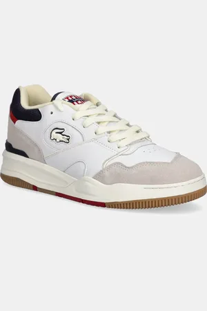 Lacoste Sneakersy skórzane LINESHOT męskie kolor 48SMA0102