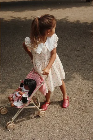 Konges Sløjd Sukienka MIDSUMMER DRESS GOTS kolor maxi rozkloszowana KS103184