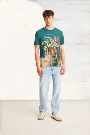 MEDICINE T-shirt bawełniany męski kolor z nadrukiem