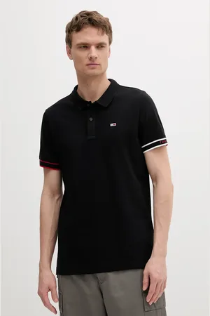 Tommy Hilfiger Polo bawełniane męski kolor gładki DM0DM21306