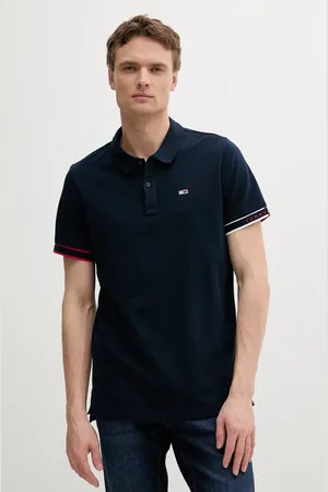 Tommy Hilfiger Polo bawełniane męski kolor gładki DM0DM21306