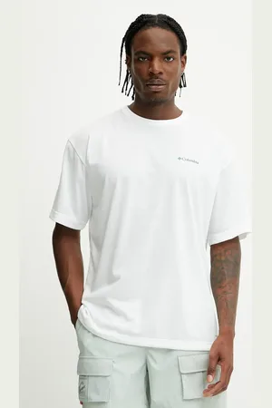 Columbia T-shirt sportowy Cedar Trail męski kolor z nadrukiem 2120381