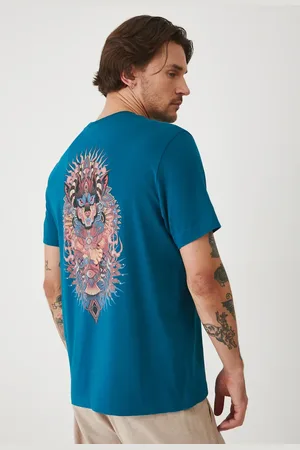MEDICINE T-shirt bawełniany męski kolor zielony