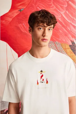 MEDICINE T-shirt bawełniany męski kolor z aplikacją