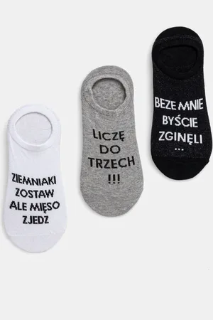 MEDICINE Skarpetki bawełniane 3-pack damskie kolor