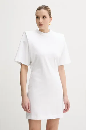 Pinko Sukienka bawełniana kolor mini prosta 105220 A2M2
