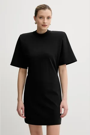 Pinko Sukienka bawełniana kolor mini prosta 105220 A2M2