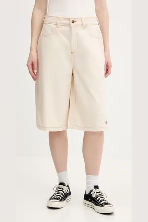 Dickies Szorty bawełniane damskie kolor gładkie high waist DK0A4Z85F901