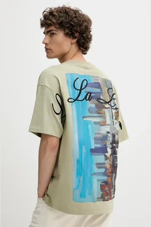 HUGO BOSS T-shirt bawełniany męski kolor z nadrukiem 50538958