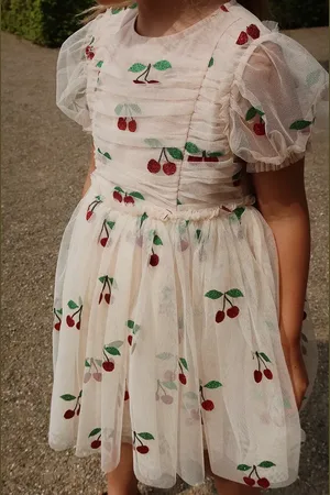 Konges Sløjd Sukienka TULLIE DRESS kolor mini rozkloszowana KS103185