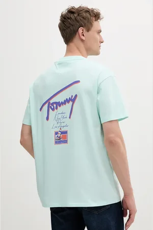 Tommy Hilfiger T-shirt bawełniany męski kolor z nadrukiem DM0DM20768
