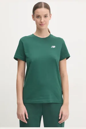 New Balance T-shirt bawełniany damski kolor WT41509NWG