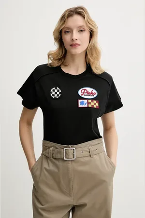 Pinko T-shirt bawełniany damski kolor 105270 A2ME
