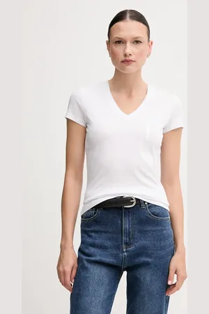 Armani Exchange T-shirt bawełniany damski kolor XW000529 AF10356