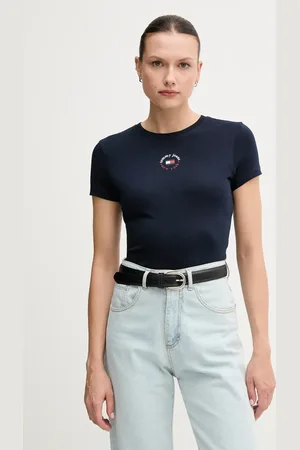 Tommy Hilfiger T-shirt damski kolor DW0DW20316