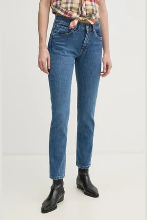 Pepe Jeans Jeansy SLIM JEANS MW GRACE damskie kolor PL204589EE3