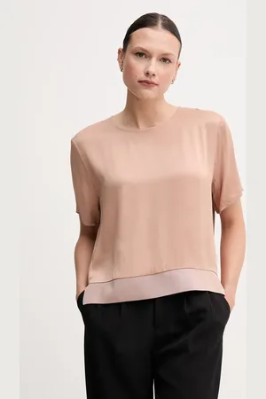 Sisley Bluzka damska kolor gładka