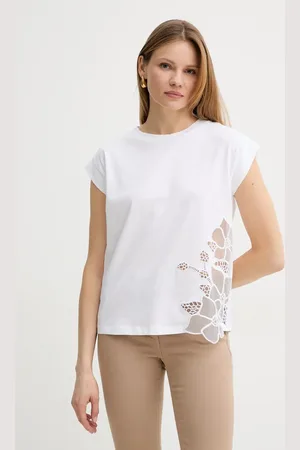 Guess T-shirt bawełniany NADJA damski kolor 5GGI02 6298A