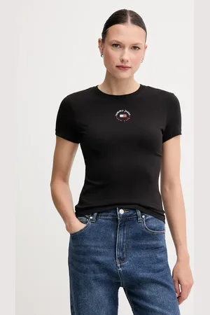 Tommy Hilfiger T-shirt damski kolor DW0DW20316