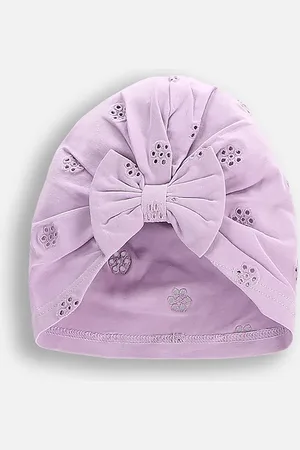 COCCODRILLO Czapka kolor z cienkiej dzianiny bawełniana ACCESSORIES SPRING GIRL