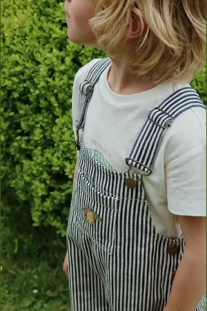 Konges Sløjd Ogrodniczki bawełniane dziecięce FENDER OVERALLS GOTS KS102807