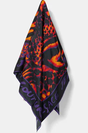 VERSACE Apaszka jedwabna damska kolor wzorzysta 78HA7H02 ZG352