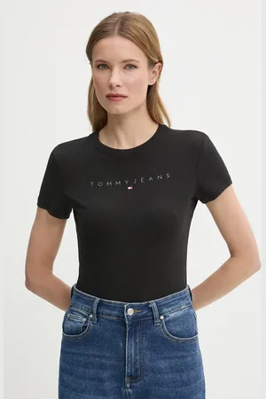 Tommy Hilfiger T-shirt bawełniany damski kolor DW0DW20315