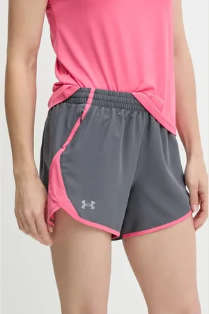 Under Armour Szorty do biegania Fly By kolor gładkie high waist