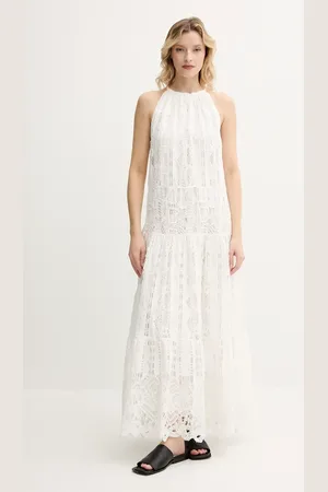 Pinko Sukienka kolor maxi rozkloszowana 104857 A2G9