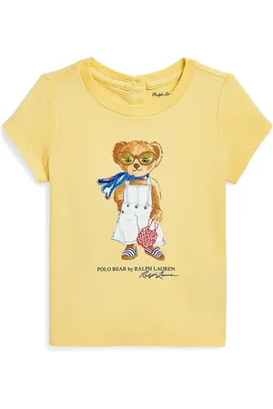 Ralph Lauren T-shirt bawełniany niemowlęcy kolor 310965226001