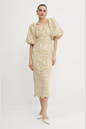LUISA SPAGNOLI Sukienka kolor midi prosta 542142