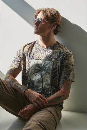 MEDICINE T-shirt męski kolor wzorzysty