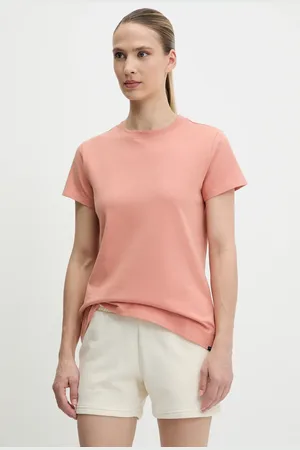 Didriksons T-shirt bawełniany INGARÖ damski kolor 505082