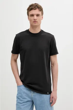 Calvin Klein T-shirt bawełniany męski kolor melanżowy J30J327267